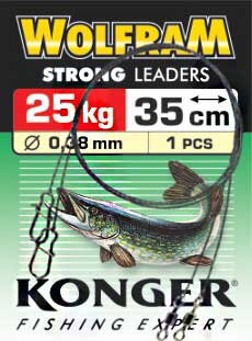 260035025 Konger Strong wolframove lanko 35cm 25kg